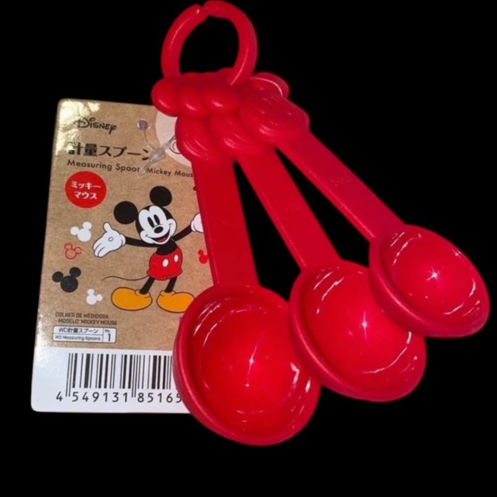 Disney Red Mickey Mouse Measuring Spoons